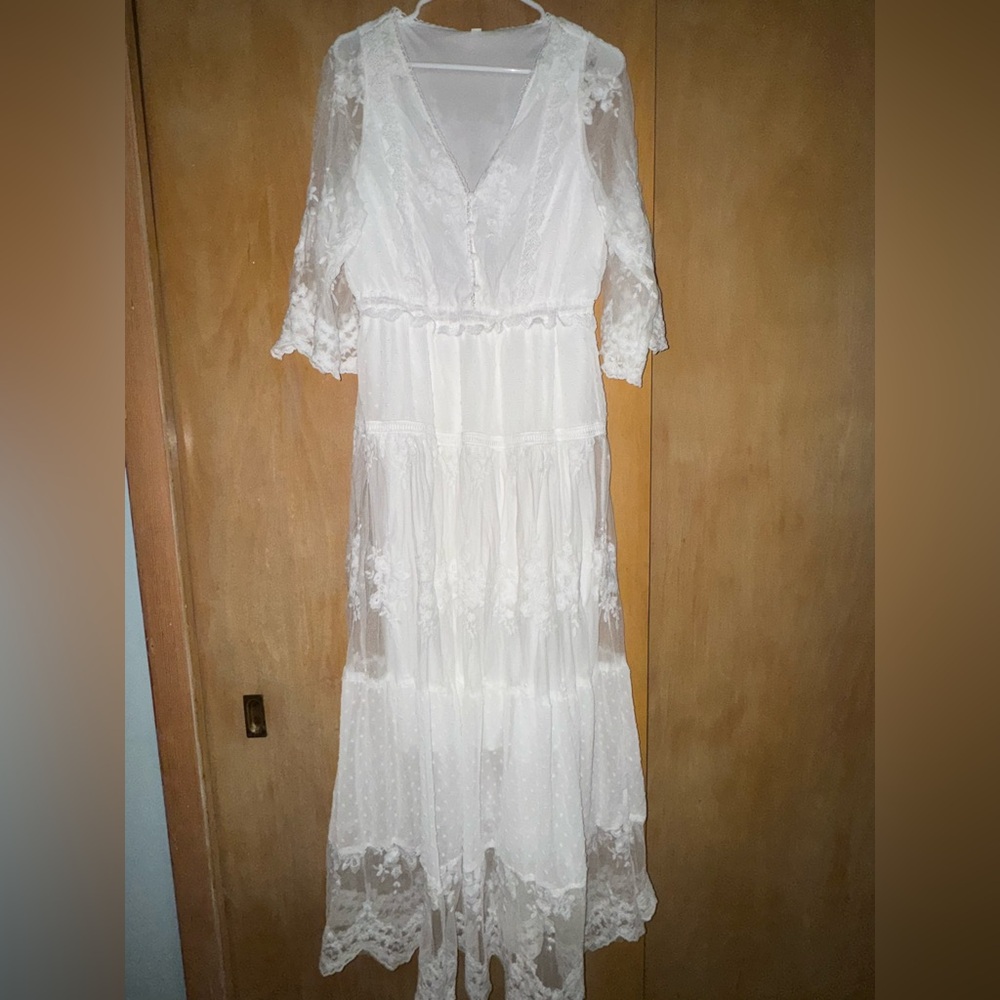White Lace Dress